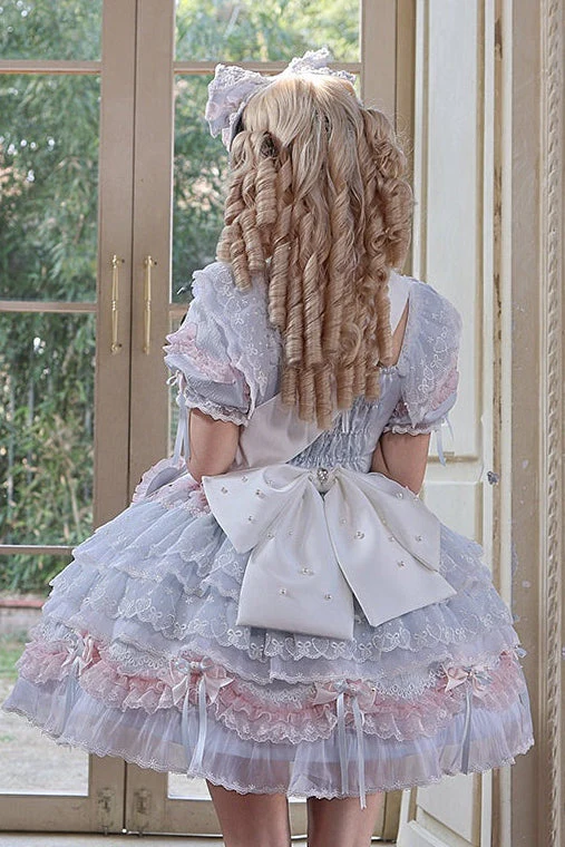 [Pre-order] Mist Blue Romantic Lace Lolita Series Accessories - Image 9