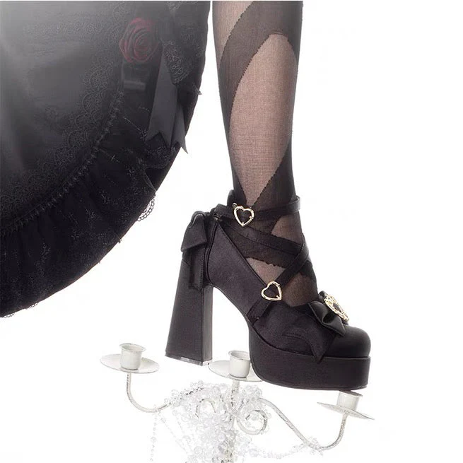 Mousse Heart High Heels - Image 17