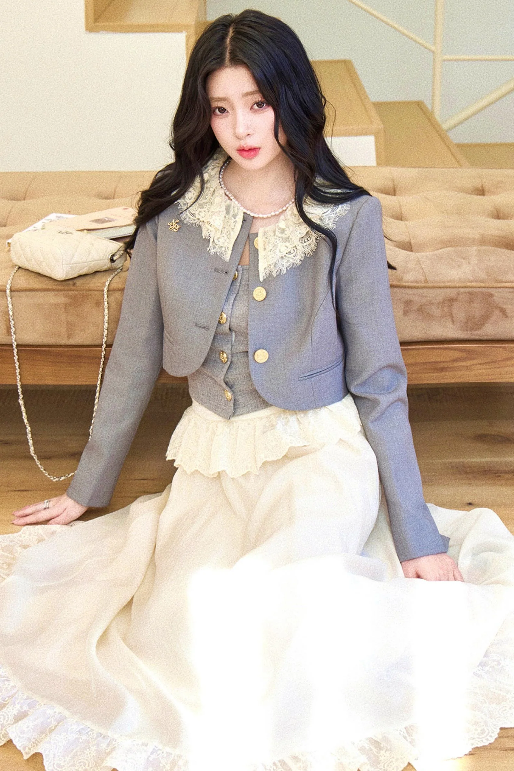 French Wreath Jacket + Top + Skirt - Image 12