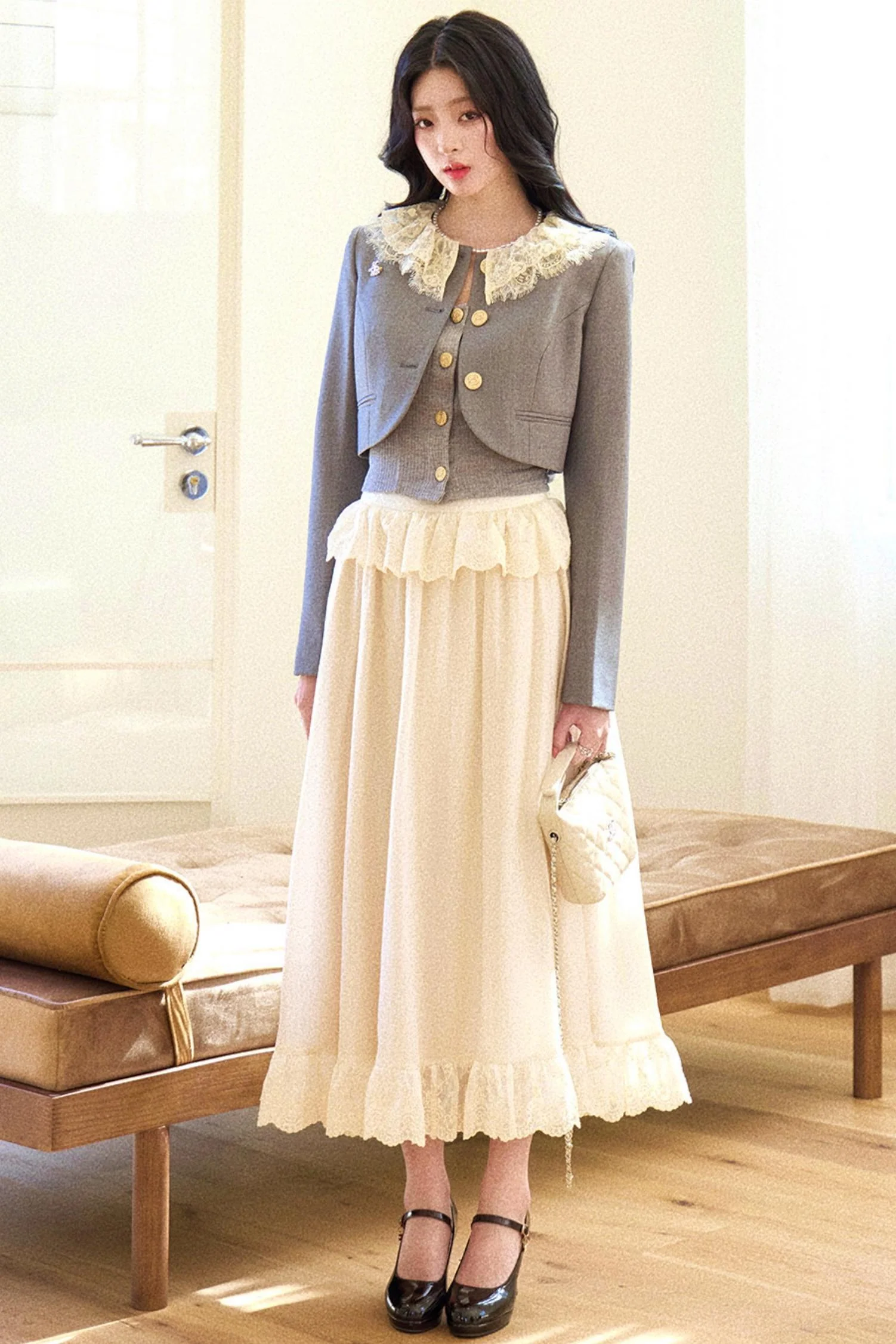 French Wreath Jacket + Top + Skirt - Image 2