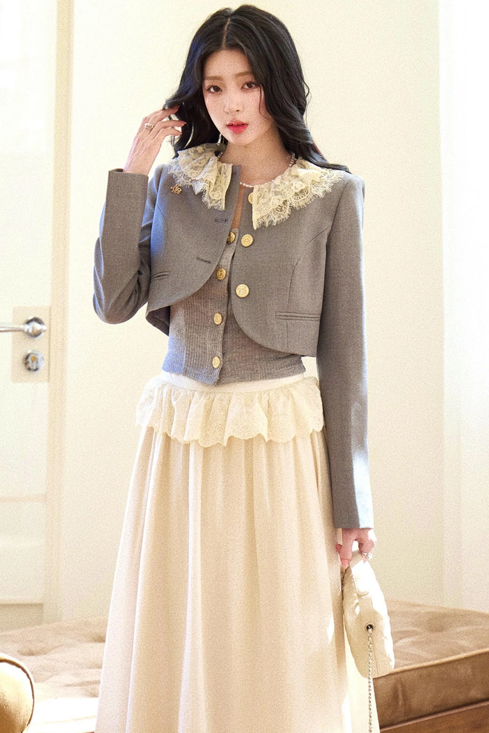 French Wreath Jacket + Top + Skirt - Image 3