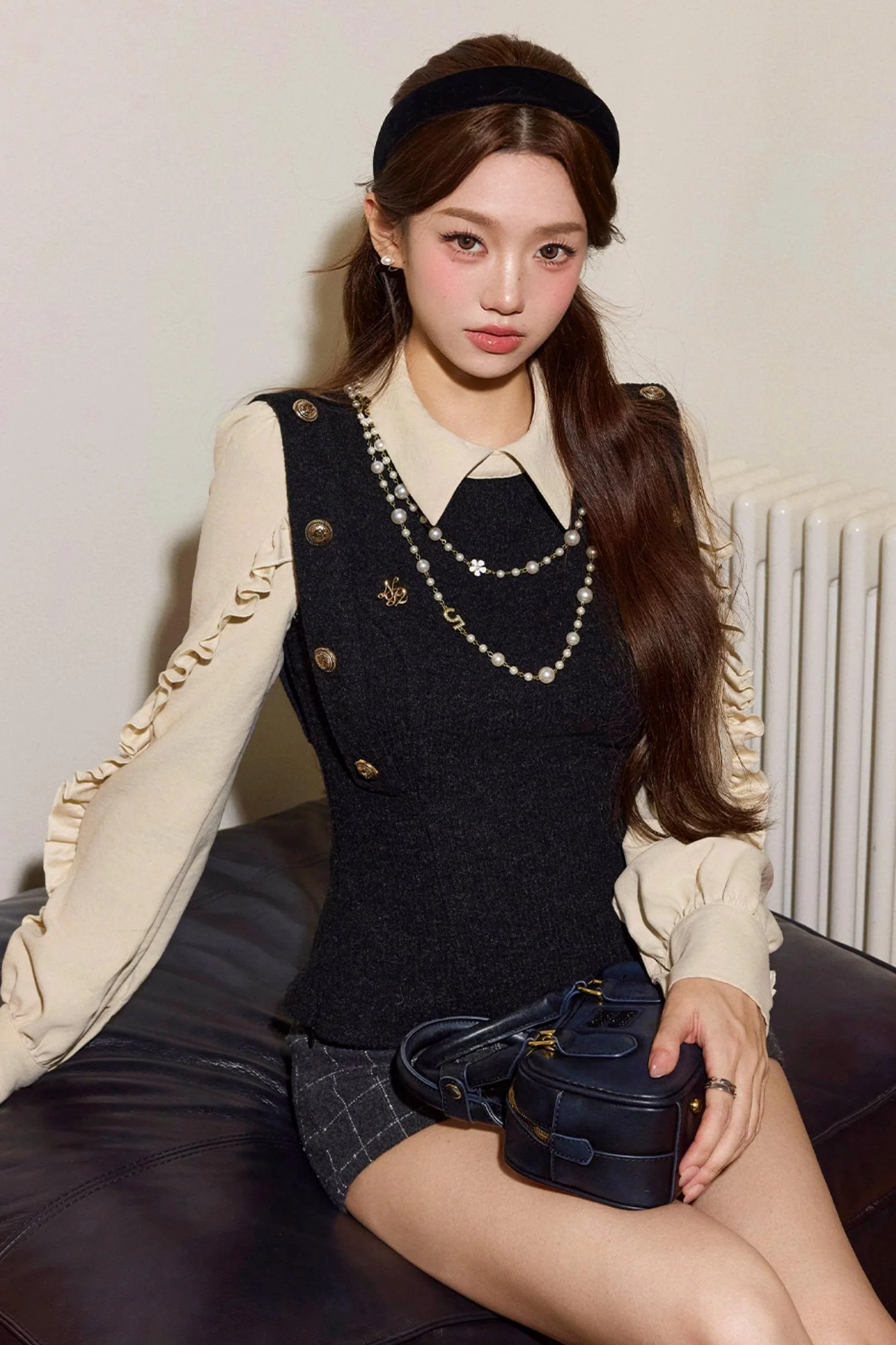 Retro French Shirt Vest - Image 20