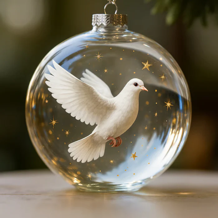 Nature’s Birds Crystal Glass Ornament Set - Image 6