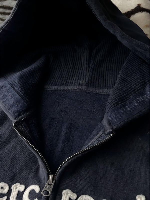 navy hooded jacket - Image 4