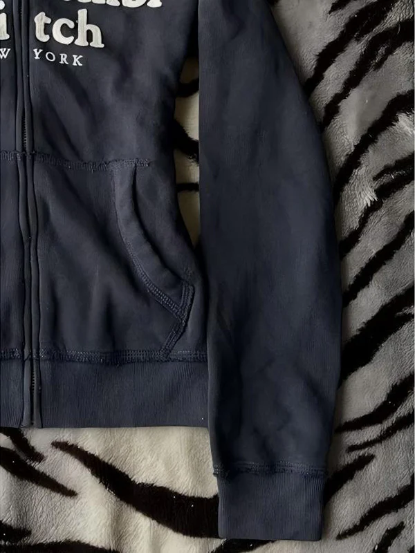 navy hooded jacket - Image 5