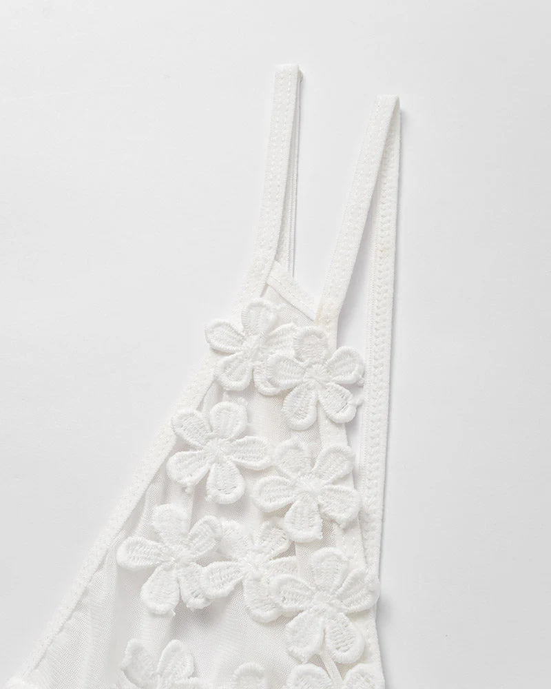 Newden Maxi Floral High Slit Skirt - Image 13