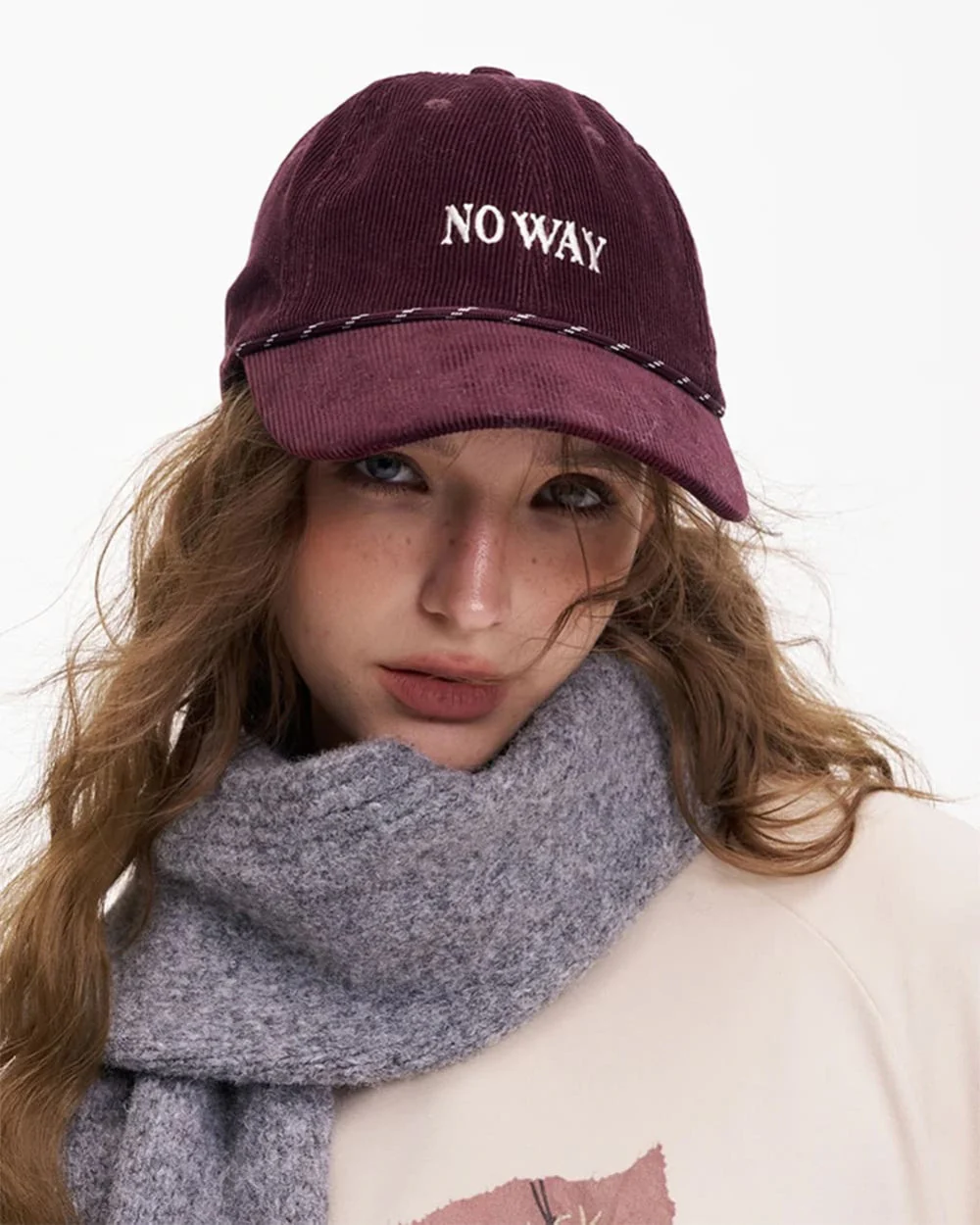 No Way Cord Baseball Cap - Image 4