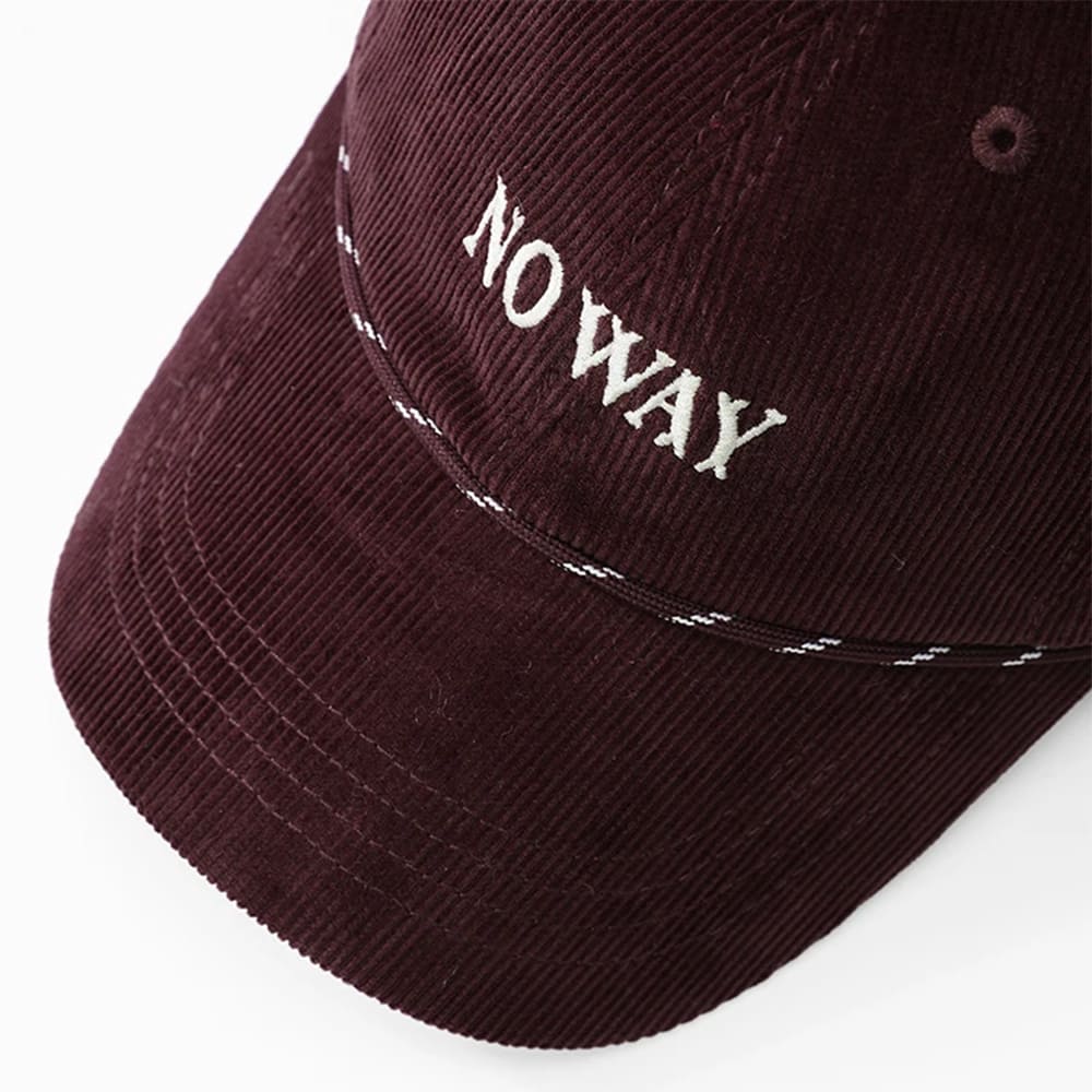 No Way Cord Baseball Cap - Image 8