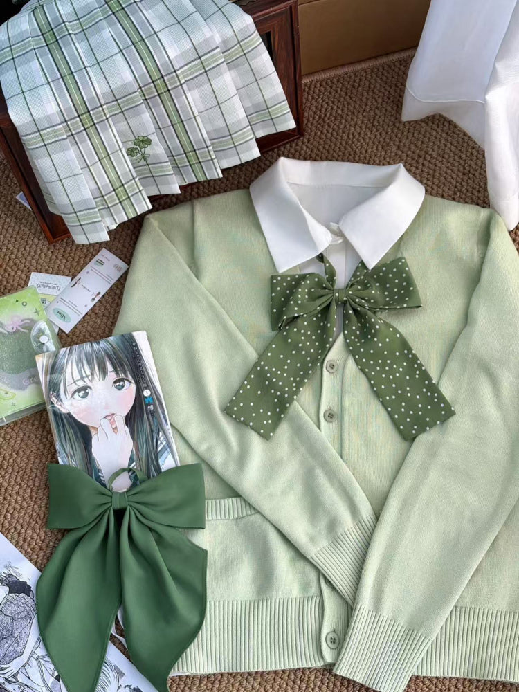 Ochaya Green JK Plaid Skirt - Image 4