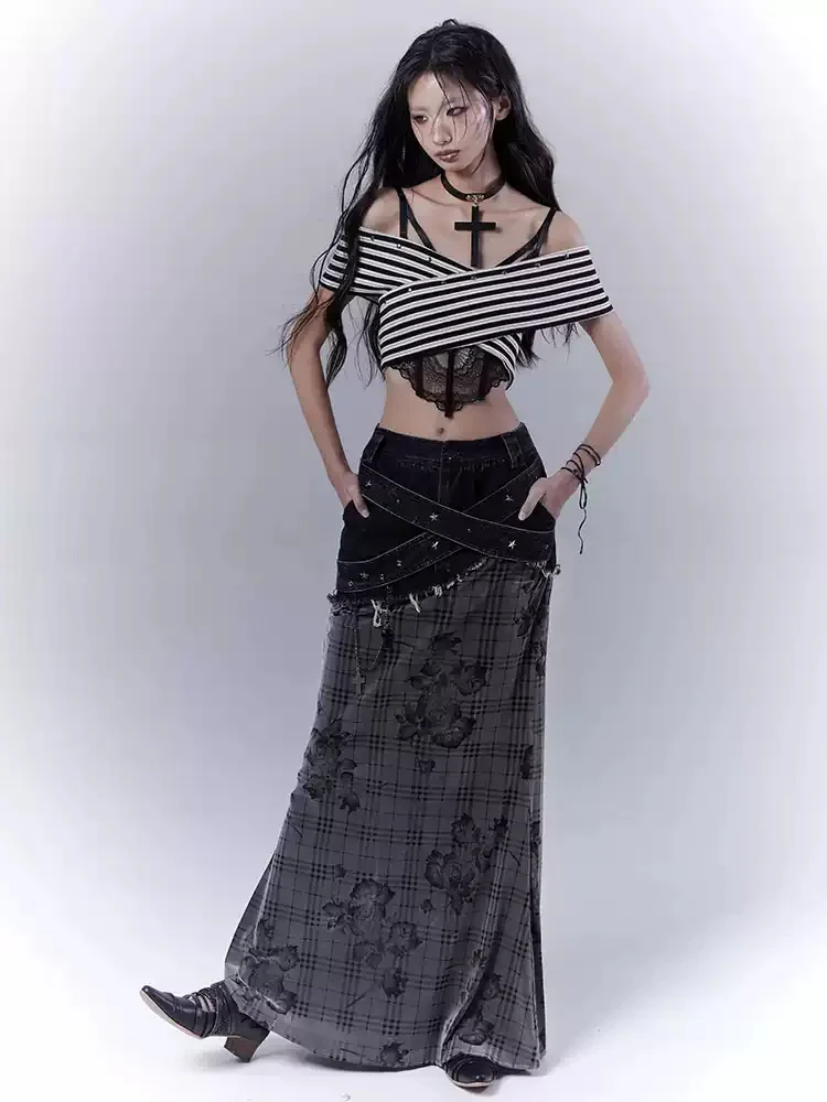 one-shoulder striped hot tube top - Image 2