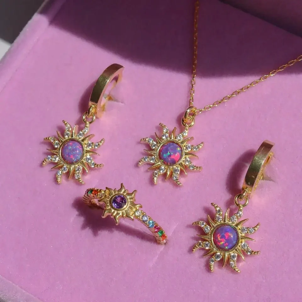 Opal Sun Jewelry Set - Image 12