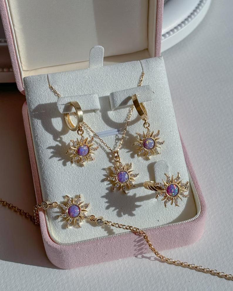 Opal Sun Jewelry Set - Image 2