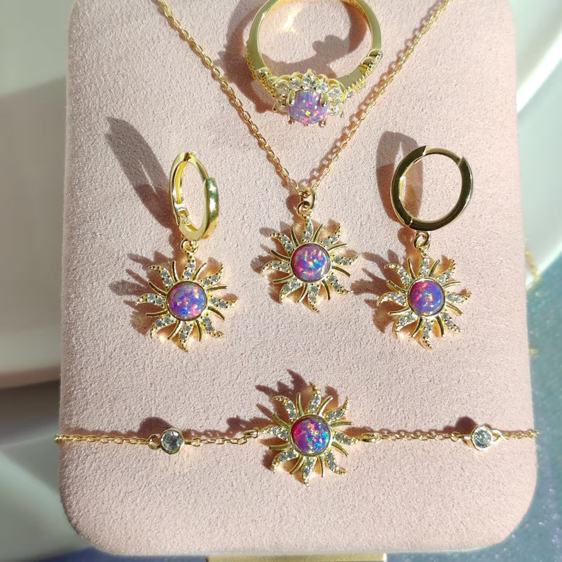 Opal Sun Jewelry Set - Image 5
