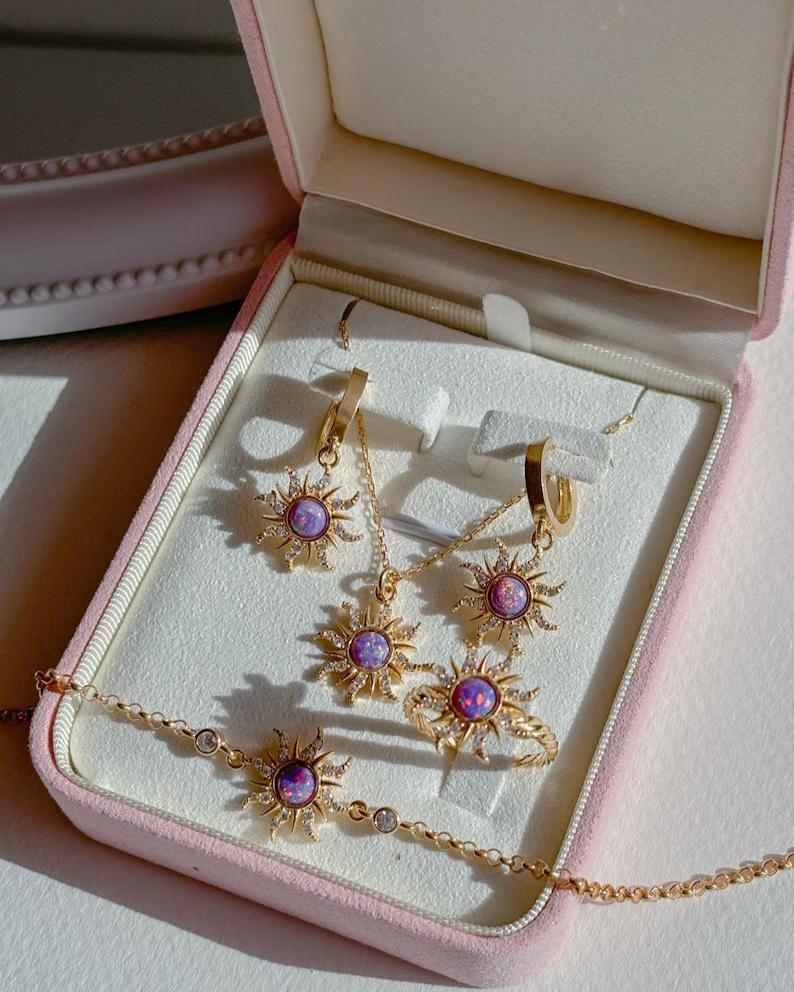 Opal Sun Jewelry Set - Image 6