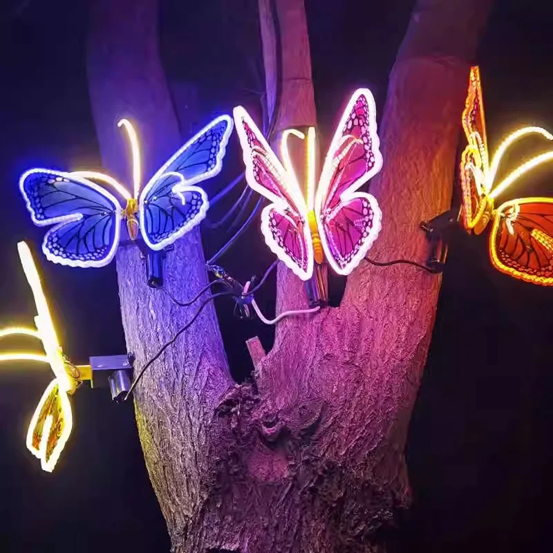 Outdoor waterproof glowing butterfly lamp - Image 3