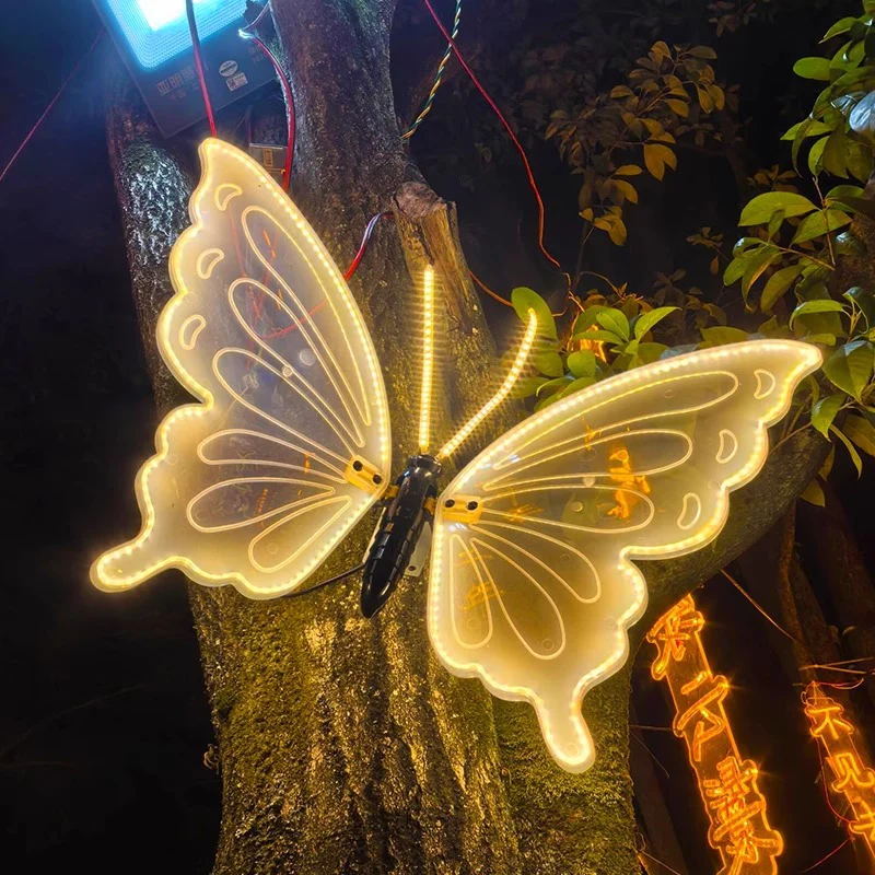 Outdoor waterproof glowing butterfly lamp - Image 4
