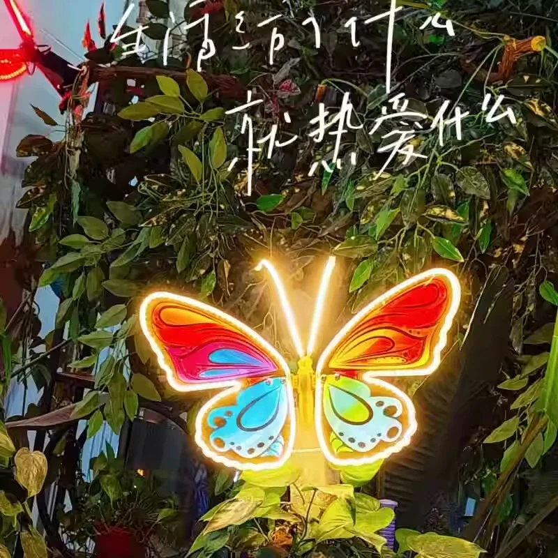 Outdoor waterproof glowing butterfly lamp - Image 5