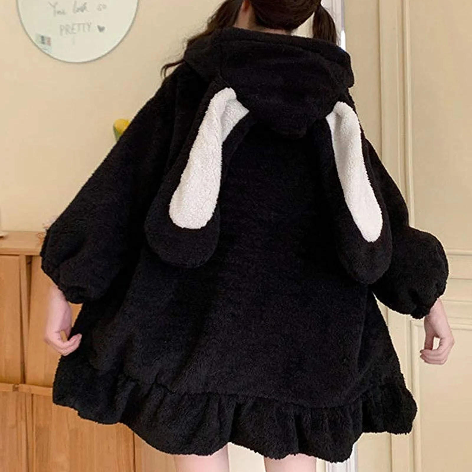 Oversized Fluffy Bunny Jacket - Image 4