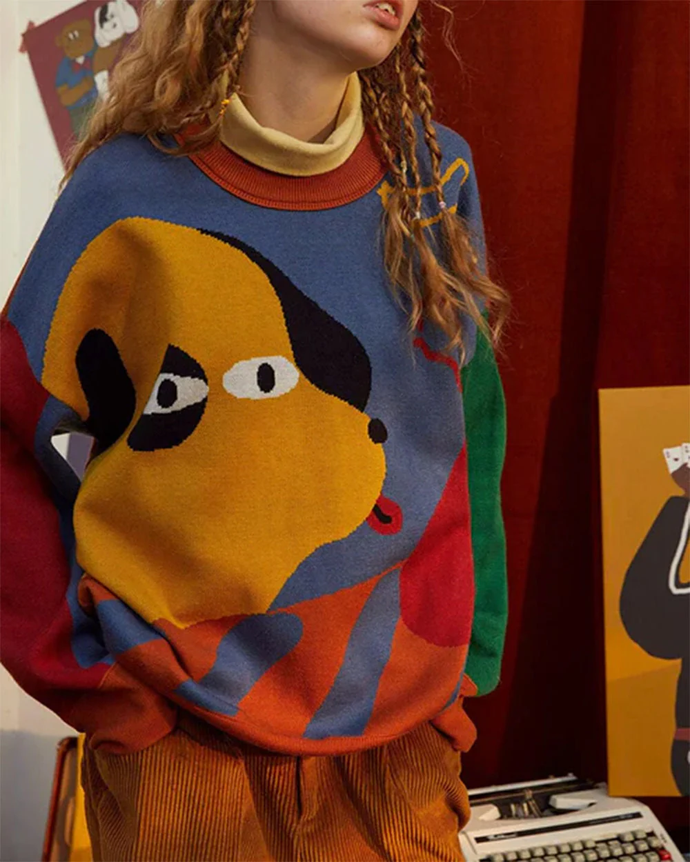 Oversized Hungry Dog Sweater - Image 7