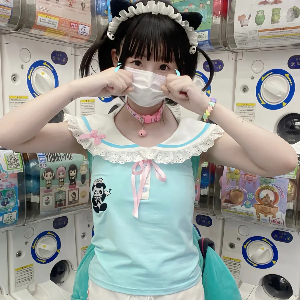 Panda Medic Collared Blouse - Image 10