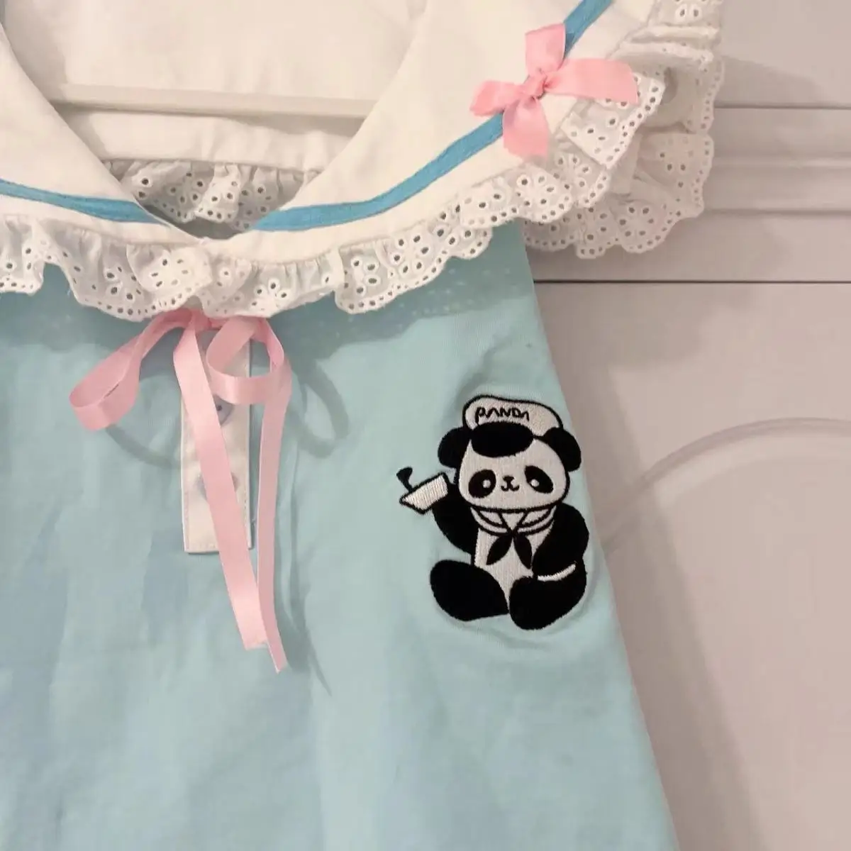 Panda Medic Collared Blouse - Image 12