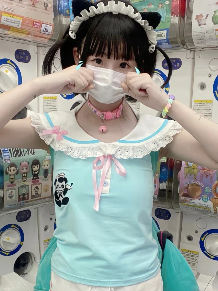 Panda Medic Collared Blouse - Image 3