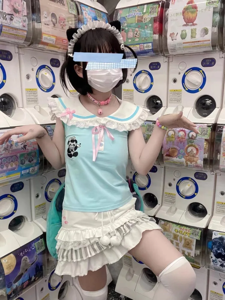 Panda Medic Collared Blouse - Image 4