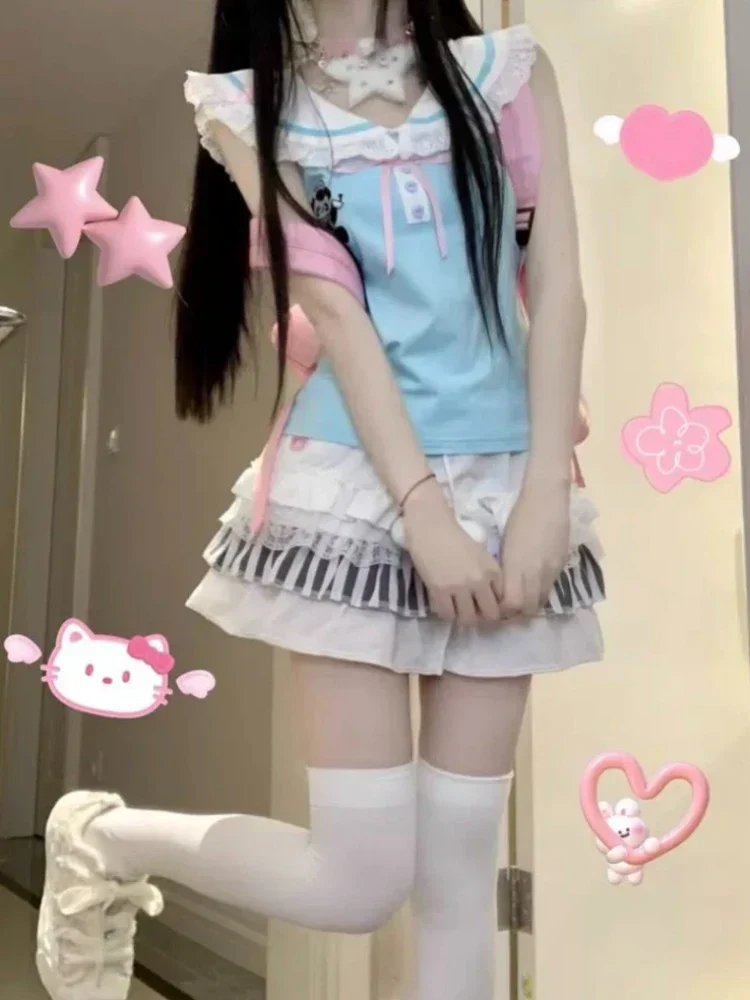 Panda Medic Collared Blouse - Image 6