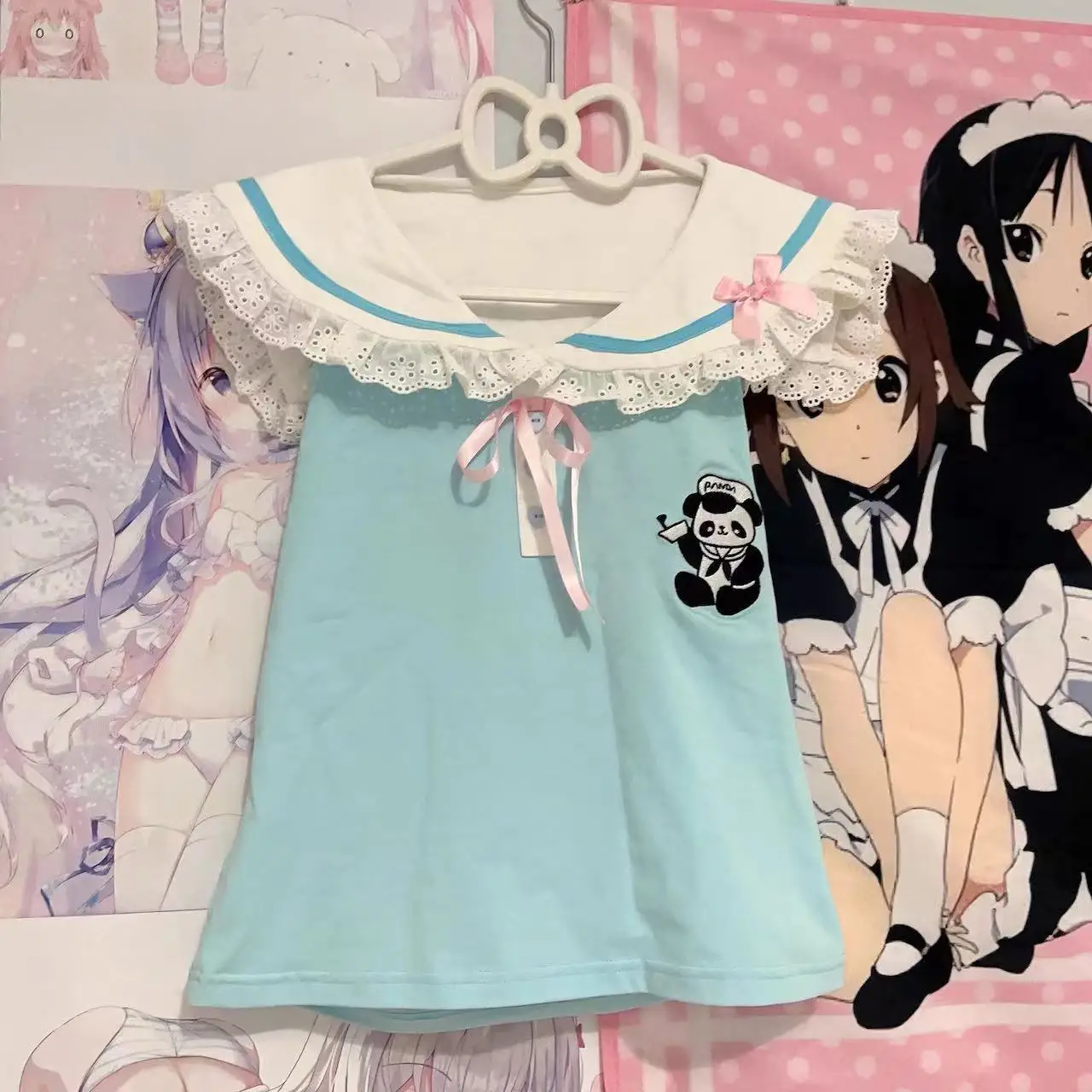 Panda Medic Collared Blouse - Image 7