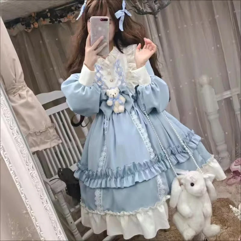 Pastel Blue Maiden Dress - Image 11