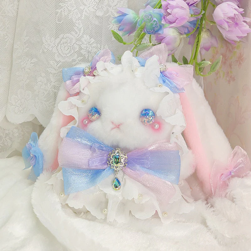 Pastel Princess Bunny Plush Bag - Image 3