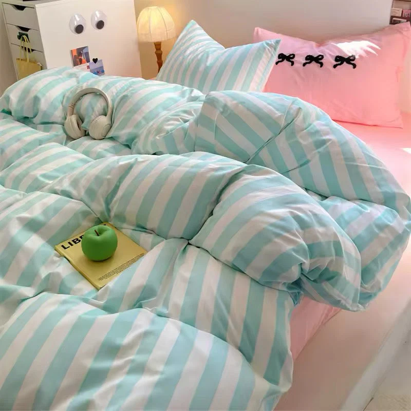 Pastel Stripe Bedding Set - Image 2