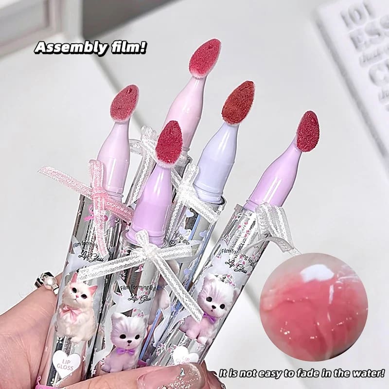 Pastel Teddy Long-Lasting Water-Gloss Lip Tint Set - Image 26