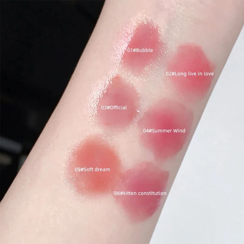 Pastel Teddy Long-Lasting Water-Gloss Lip Tint Set - Image 6