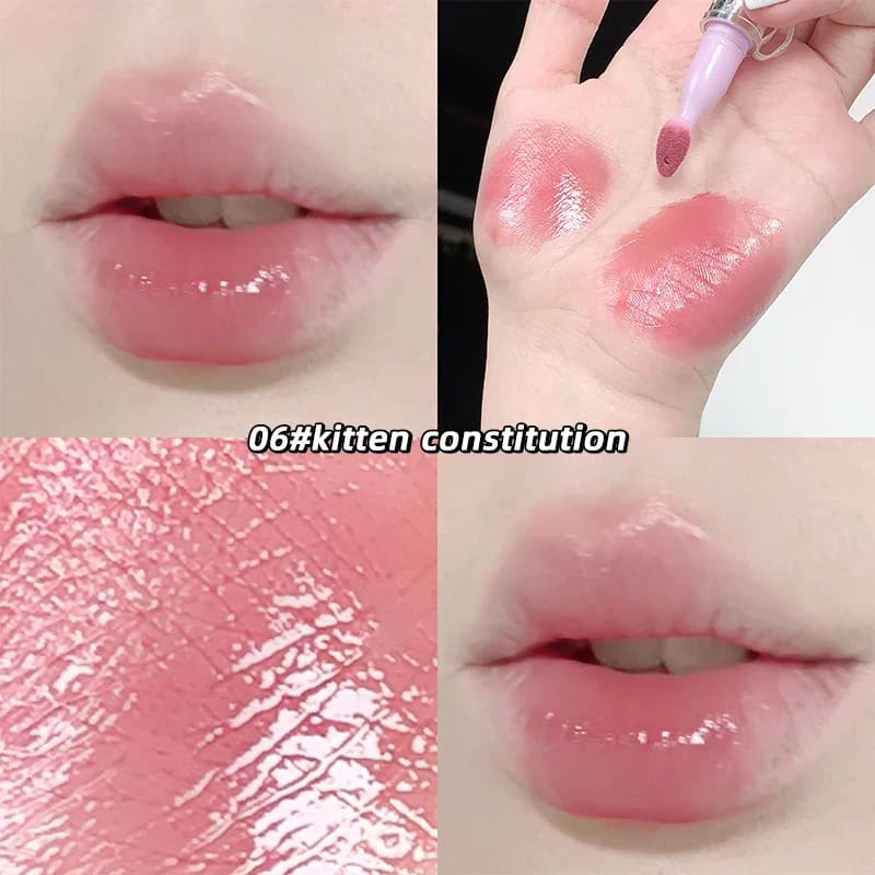 Pastel Teddy Long-Lasting Water-Gloss Lip Tint Set - Image 8