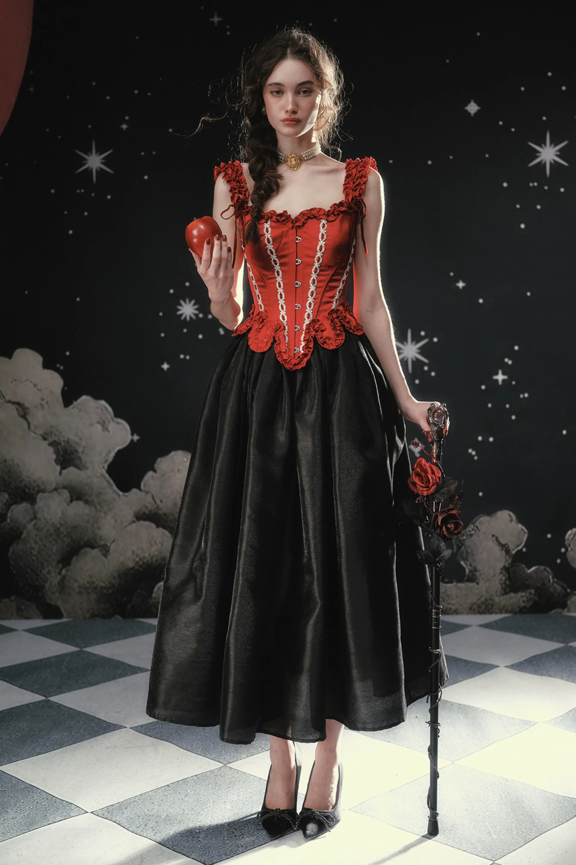 Pearl Essent Satin Puffy Skirt - Image 12