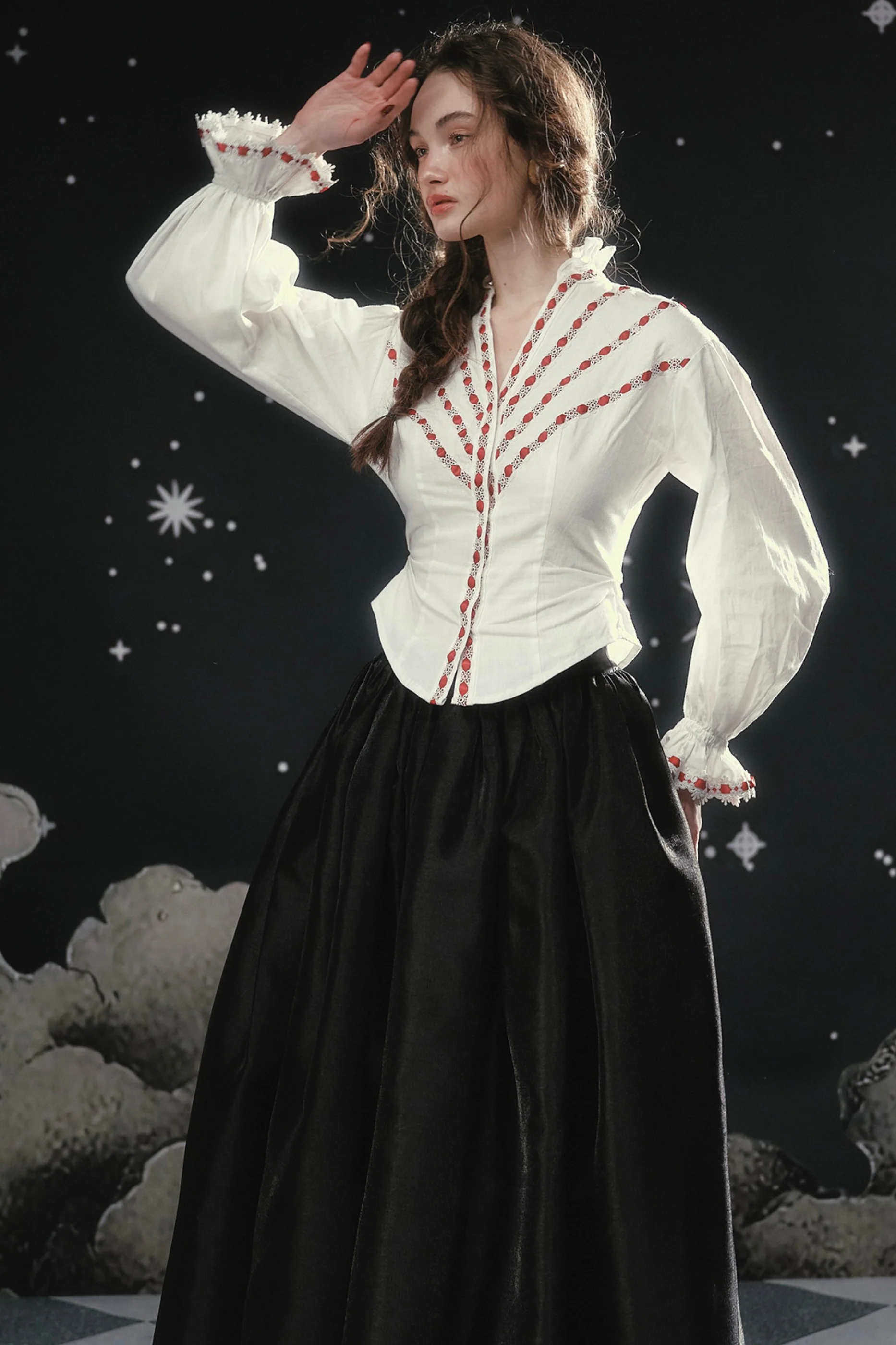 Pearl Essent Satin Puffy Skirt - Image 17