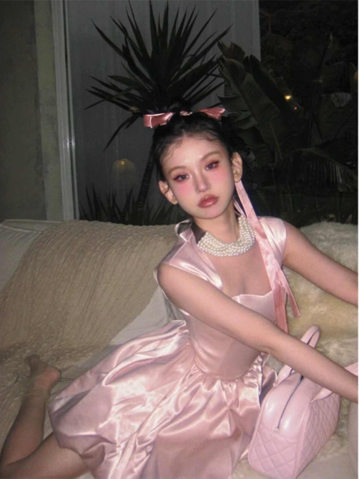 Pink Backless Bud Birthday Dress - Image 5