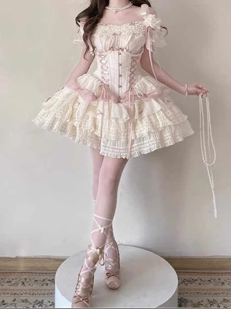 Pink Ballet Princess Lolita Dress - Image 2