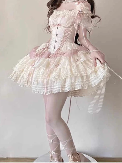 Pink Ballet Princess Lolita Dress - Image 3