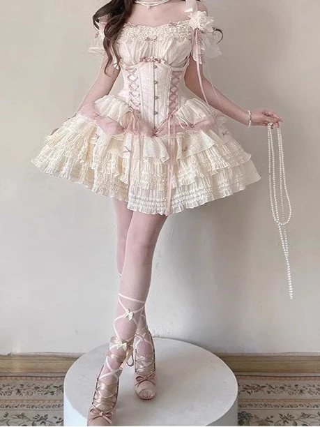 Pink Ballet Princess Lolita Dress - Image 4