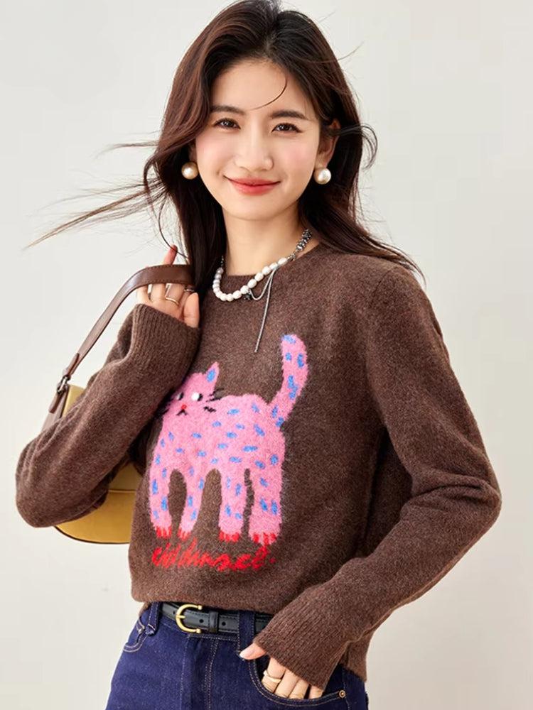 Pink Cat Sweater - Image 7