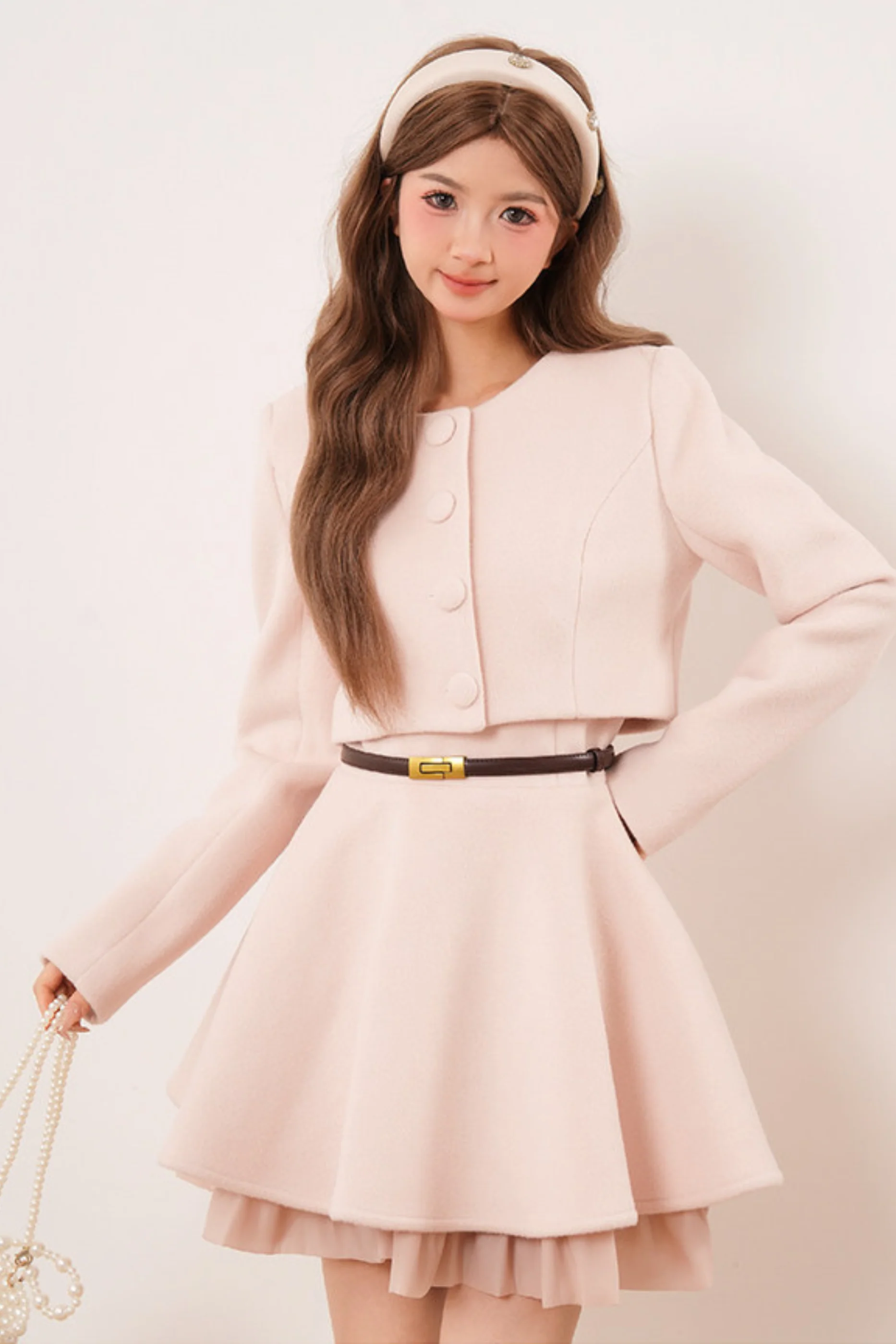 Sweet Powder Short Jacket + Flare Dress - Image 11