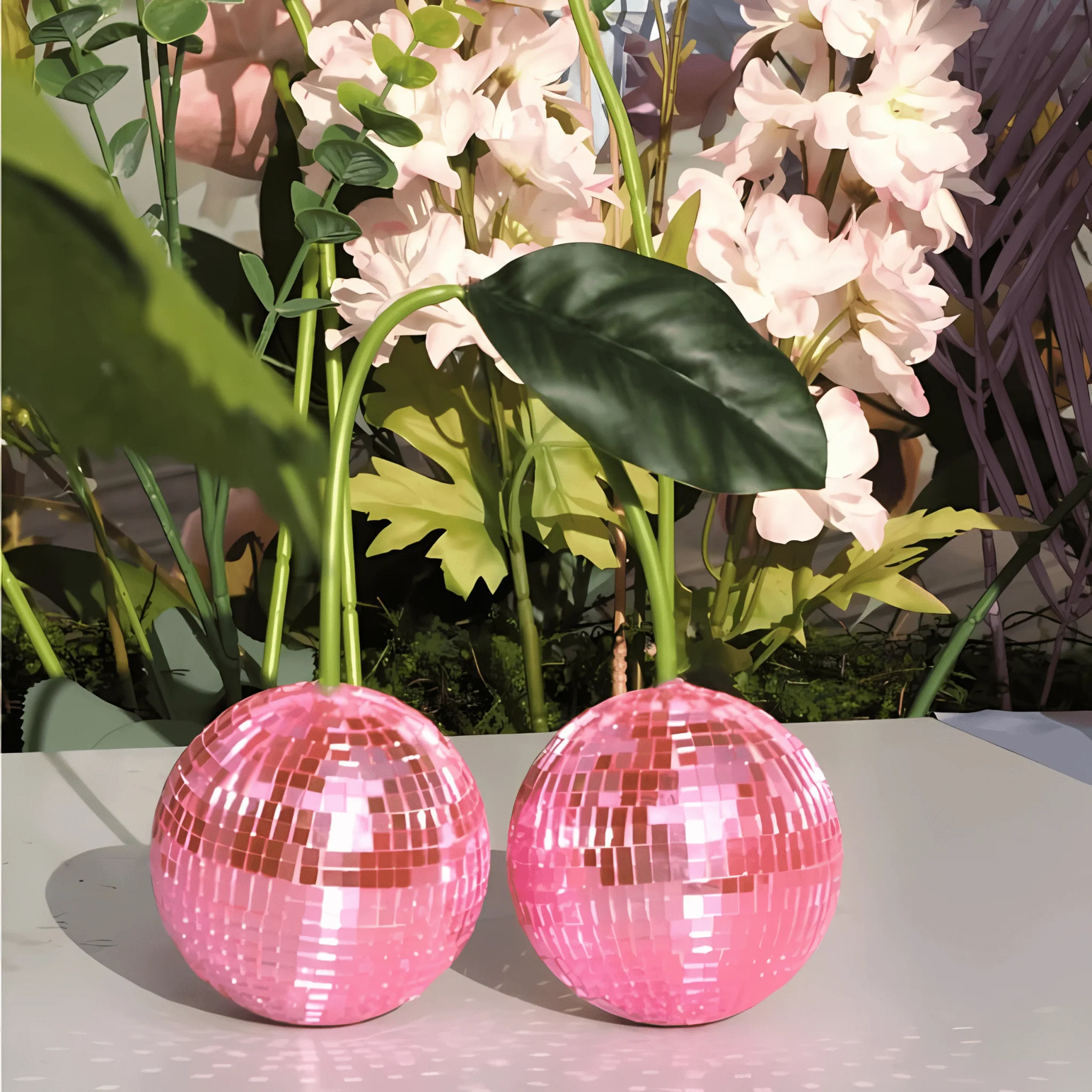 Pink Cherry Disco Ball - Image 5
