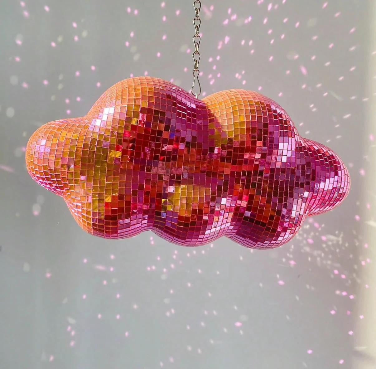 Pink Cloud Disco Ball - Image 4