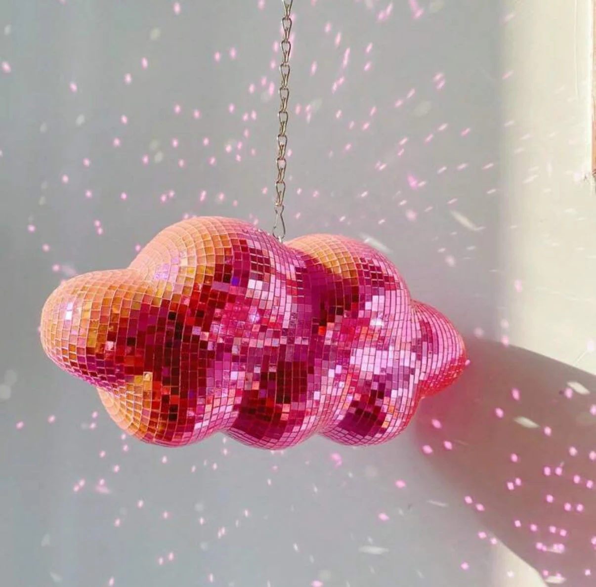 Pink Cloud Disco Ball - Image 7