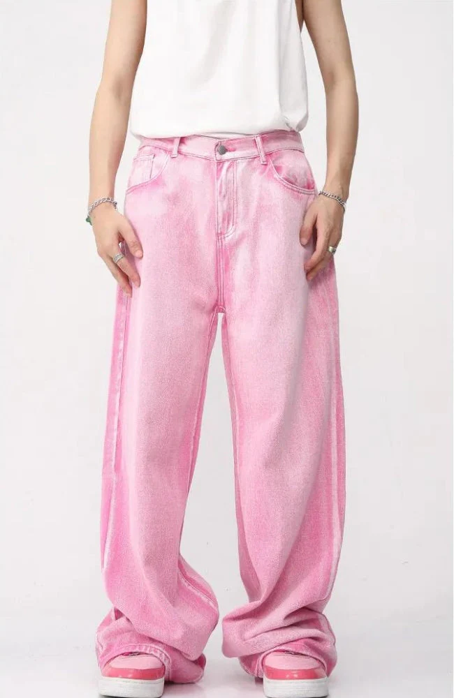 Pink Denim Jacket & Pants Two Piece Set - Image 6