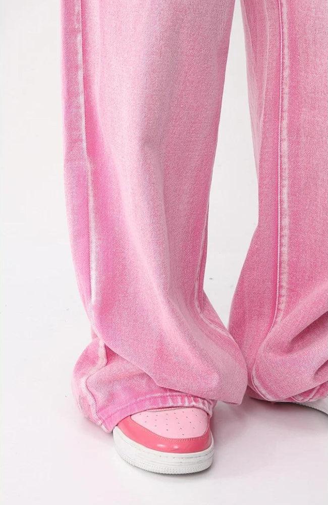 Pink Denim Jacket & Pants Two Piece Set - Image 8