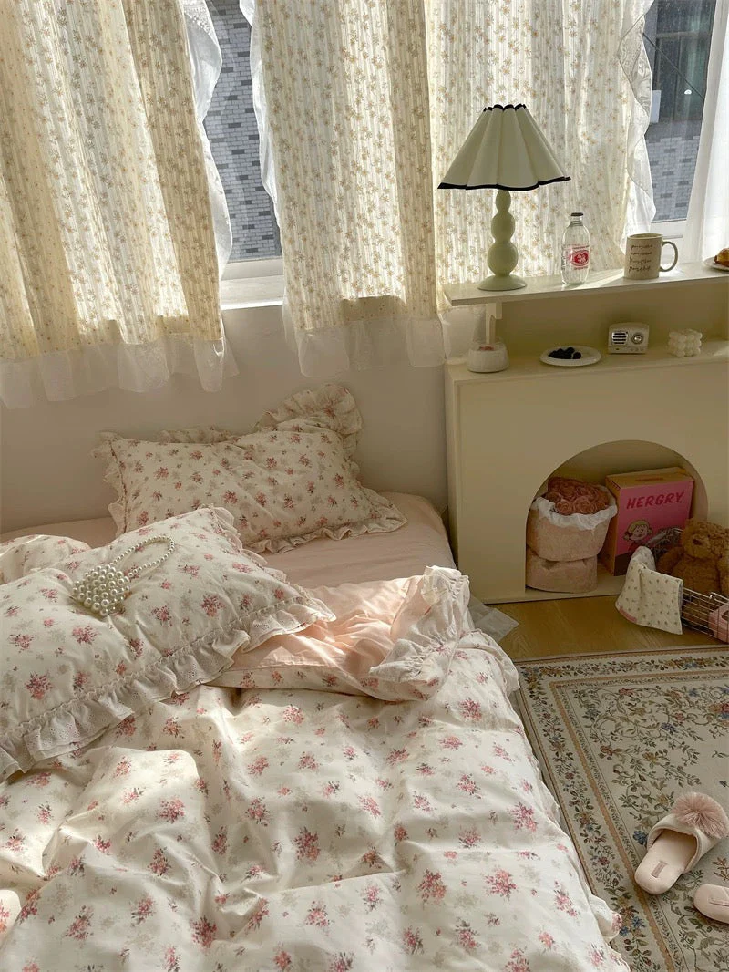 Pink Floral Duvet Cover Set - Image 6