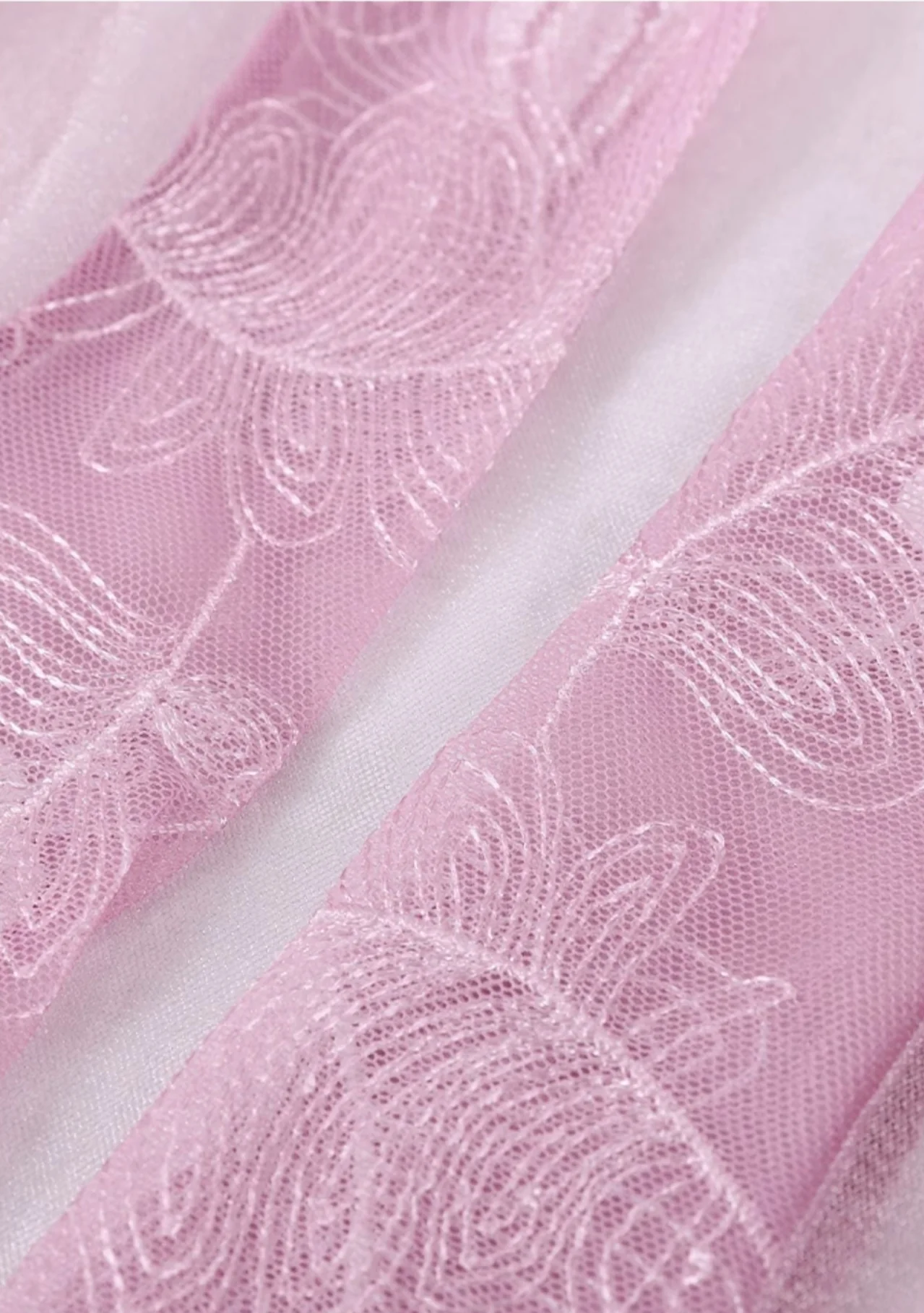 Pink Hollow Bellyband Nightgown - Image 4